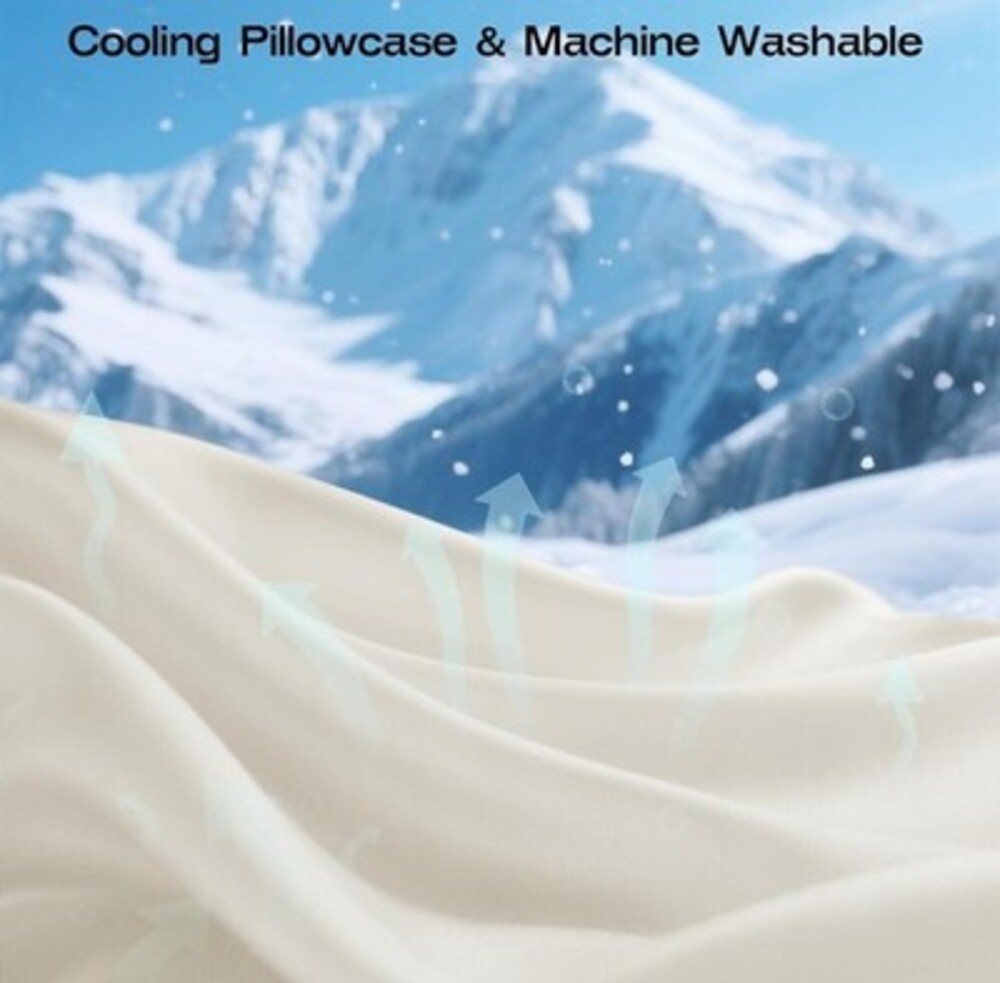 ZZ-WELL Cervical Neck Pillow for Side Sleepers - Patented Cooling Memory Foam - Picture 5 of 8